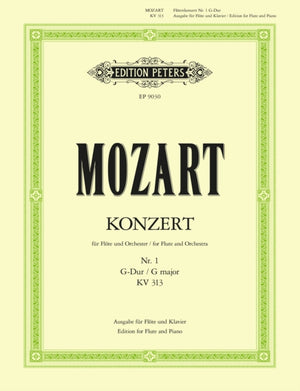 Flute Concerto No. 1 in G, with Cadenzas K.313