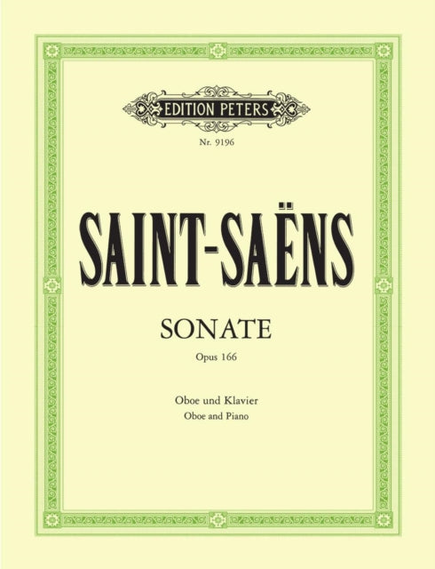 Book cover of: Oboe Sonata Op.166