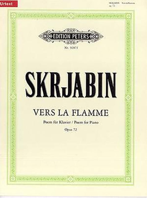 Book cover of: Vers la Flamme Op.72