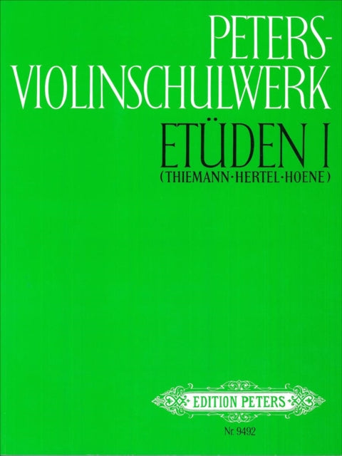Book cover of: Peters Violin School: Studies, Vol. 1