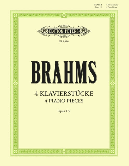 Book cover of: 4 Pieces Op.119