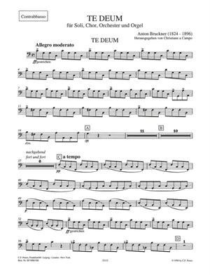 Te Deum (Contrabass Part)