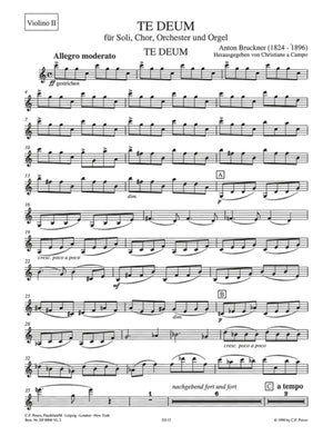 Te Deum (Violin 2 Part)