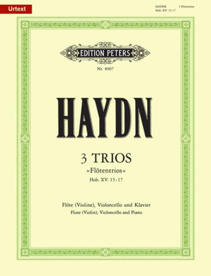 3 Trios for Flute Cello & Piano Hob.XV/1