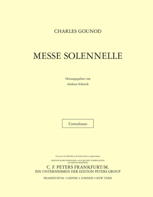 Book cover of: Messe solennelle (Cacilienmesse)