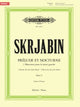Book cover of: Prelude in C# minor & Nocturne in Db, Op.9