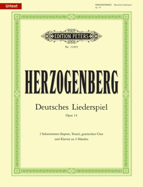Book cover of: Deutsches Liederspiel Op.14