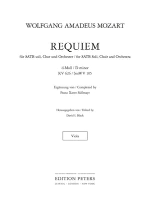 Requiem in D minor K626 (viola)