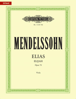 Elijah Op. 70 (Urtext) Viola Part