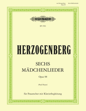 6 Madchenlieder op. 98