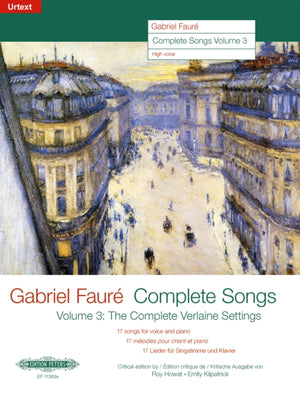 Complete Songs Volume 3: The Complete Verlaine Settings