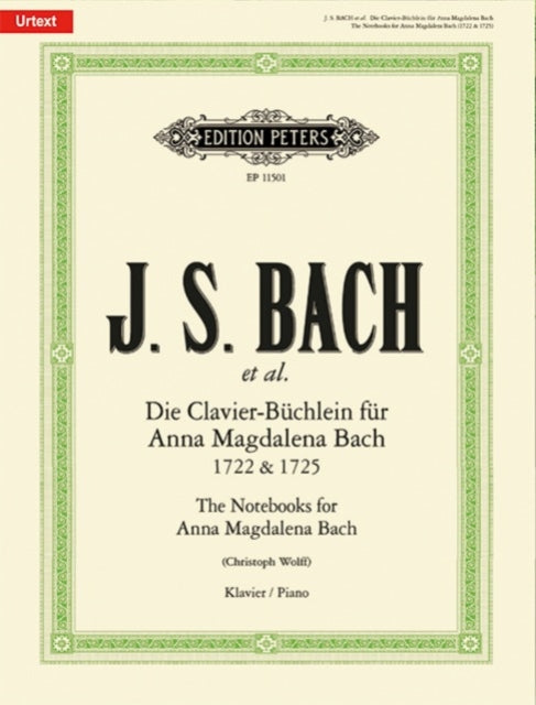 Book cover of: Notebooks for Anna Magdalena Bach 1722 & 1725