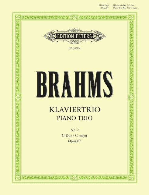 Book cover of: Trio No. 3 in C Op.87