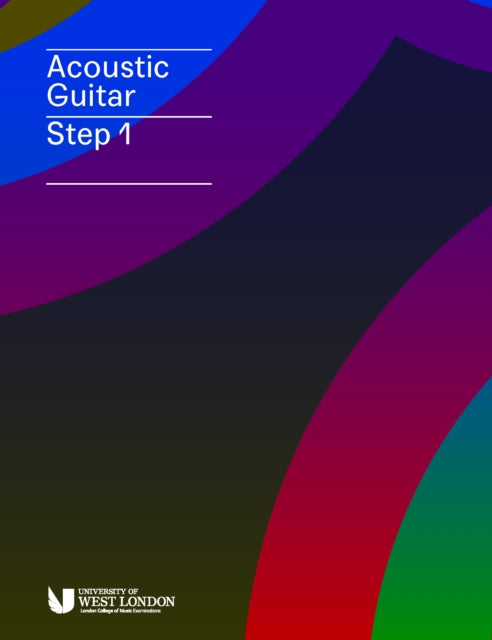Book cover of: London College of Music Acoustic Guitar Handbook Step 1 from 2019