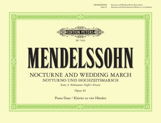 Book cover of: NOCTURNE & WEDDING MARCH Op.61