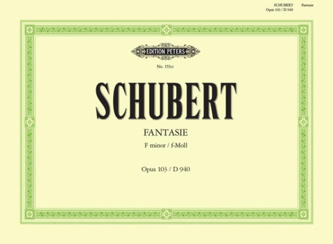 Fantasia in F minor Op. 103 (D940) for Piano Duet