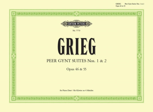 Book cover of: Peer Gynt Suite Nos.1 & 2, Op.46 & Op.55