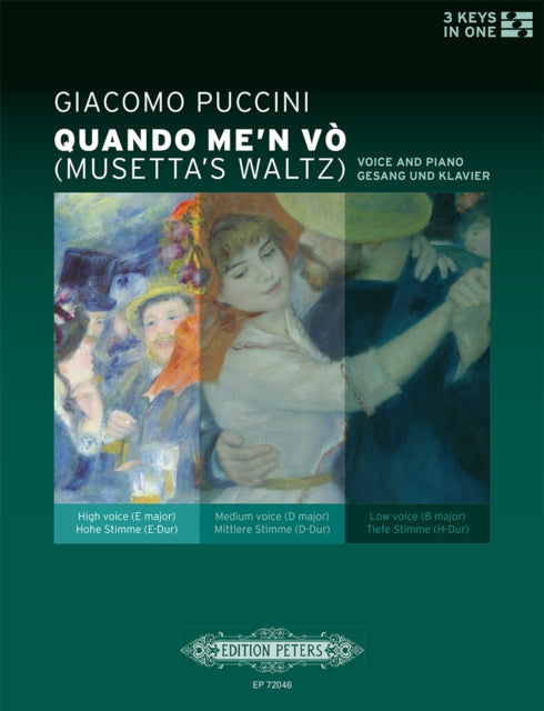 Book cover of: Quand m'en vo (Musetta's Waltz Song) from La Boheme