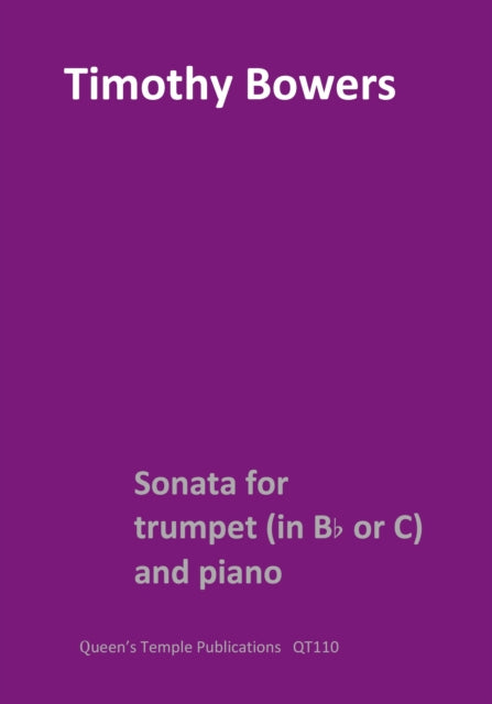 Book cover of: Sonata for Trumpet and Piano