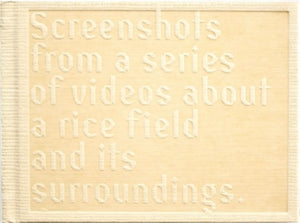 Screenshots of a rice field and its surroundings
