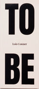 Book cover of: To Be. By: Lois Connor