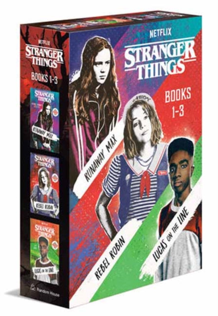 Book cover of: Stranger Things Boxed Set, Books 1-3: Runaway Max, Rebel Robin, and Lucas on the Line