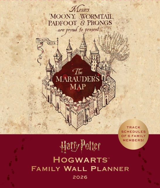 2026 Harry Potter: Hogwarts Family Wall Planner 9798337400471 Insight Insight Editions