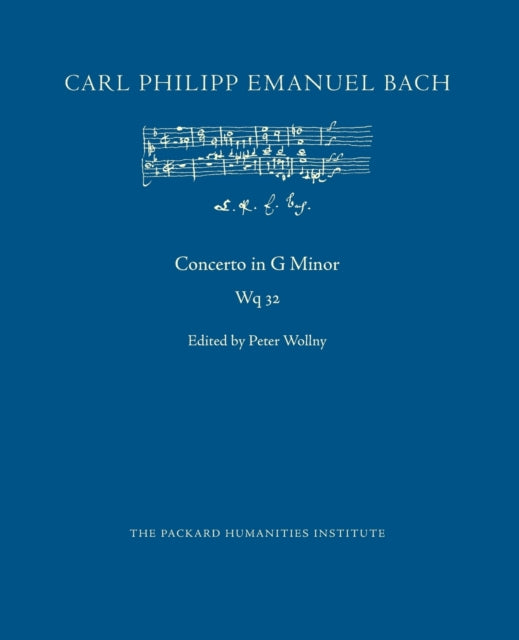 Book cover of: Concerto in G Minor, Wq 32. By: Carl Philipp Emanuel Bach