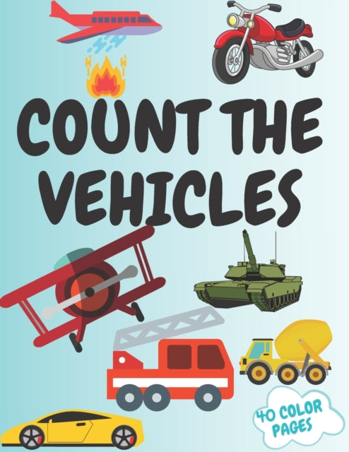 Book cover of: Count The Vehicles. By: Poo Poo