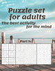 Book cover of: Puzzle set for adults. By: Ryan Hill
