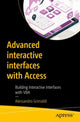 Book cover of: Advanced interactive interfaces with Access. By: Alessandro Grimaldi
