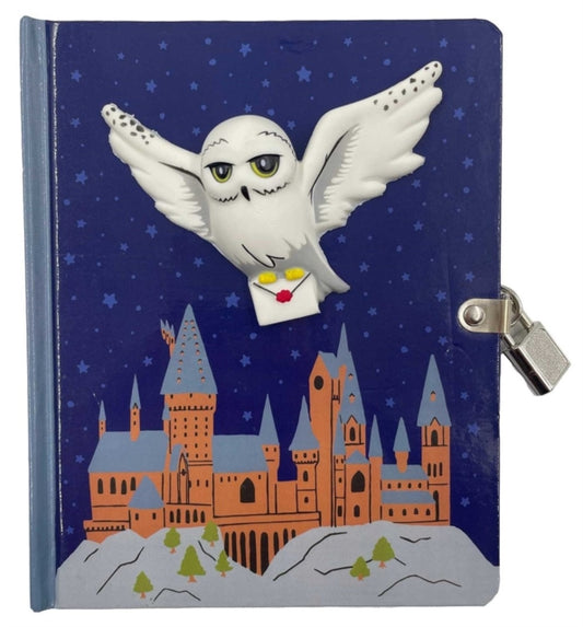 Book cover of: Harry Potter: Hedwig Squishy Lock & Key Diary. By: Insight Insight Editions
