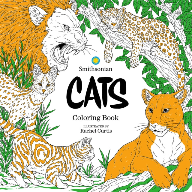Book cover of: Cats: A Smithsonian Coloring Book. By: Smithsonian Institute