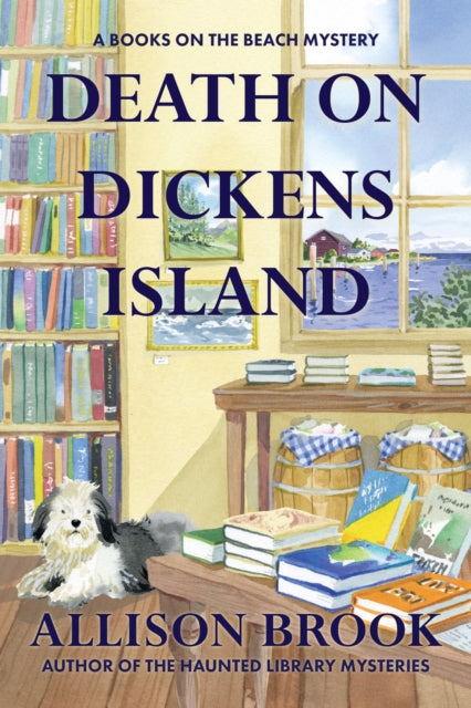 Book cover of: Death on Dickens Island. By: Allison Brook