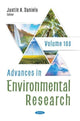 Book cover of: Advances in Environmental Research. Volume 103. By: Justin A. Daniels